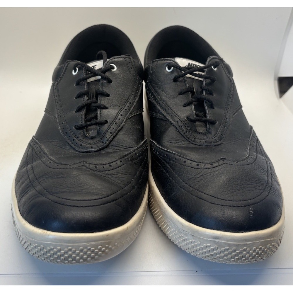 Rare NIKE GOLF Leather Dress Shoes Spikeless Wingtip - Picture 3 of 7